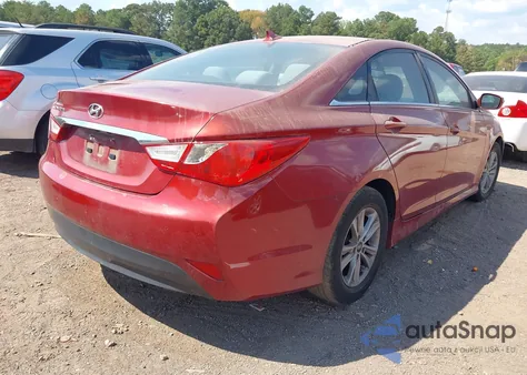2014 Hyundai Sonata Gls from USA, damaged, VIN 5NPEB4AC5EH843959